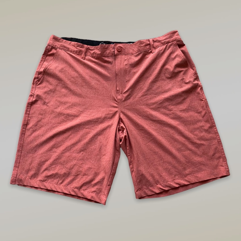 Ocean Pacific OP Flex 4-Way Stretch Salmon Hybrid Shorts